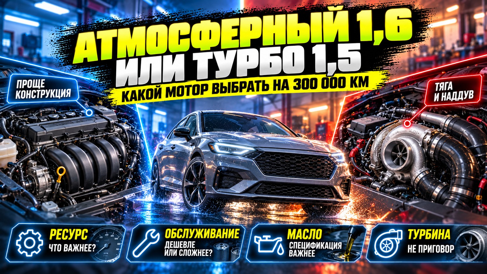 Атмосферный 1,6 или турбо 1,5: какой двигатель выбрать с расчётом на 300 тысяч километров
