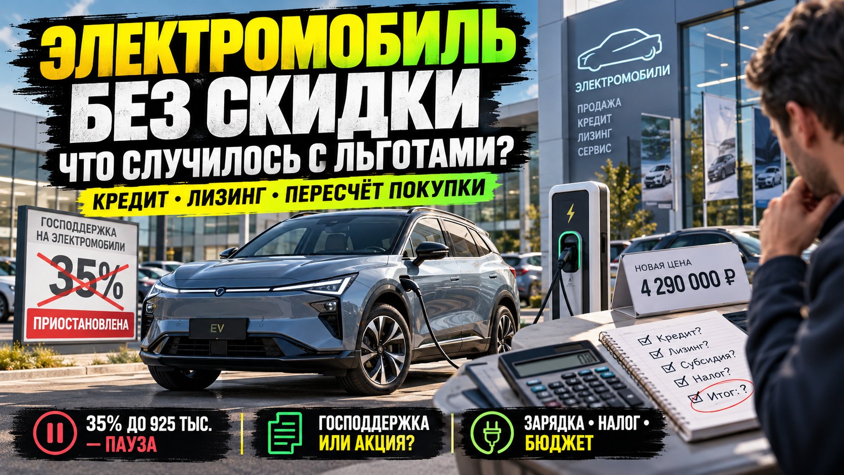 Электромобиль без скидки: что случилось с льготами и как теперь считать покупку