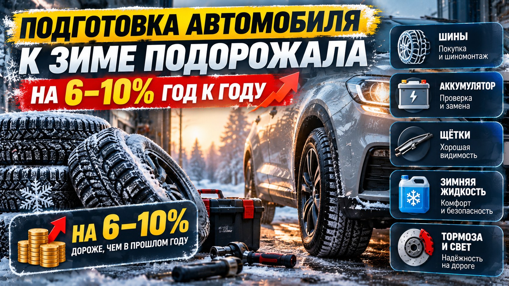 Подготовка автомобиля к зиме подорожала: во сколько обойдётся сезонное обслуживание