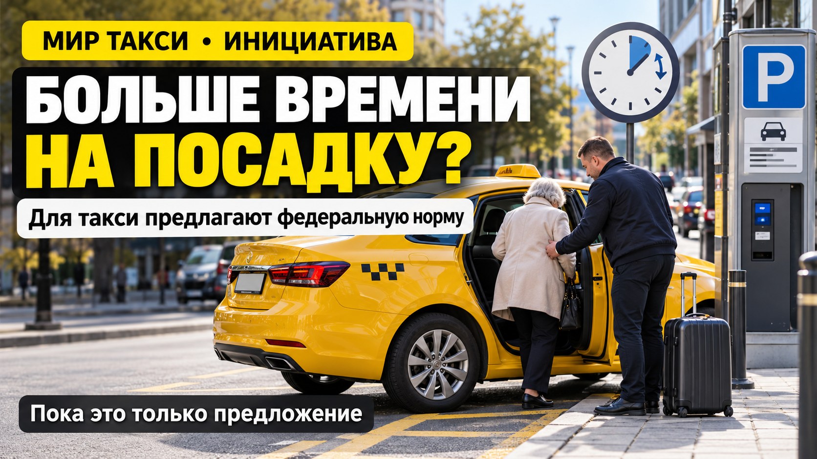 Больше времени на посадку: для такси предложили федеральную норму бесплатной остановки